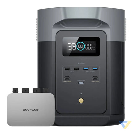 Bundle EcoFlow Delta 2 Max + microinverter PowerStream 800W Power stations