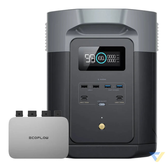 Bundle EcoFlow Delta 2 Max + microinverter PowerStream 800W Power stations