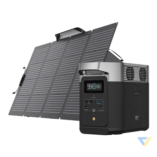 Bundle: Power station EcoFlow Delta 2 + portable solar panel 220W Power stations