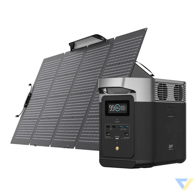 Bundle: Power station EcoFlow Delta 2 + portable solar panel 220W Power stations