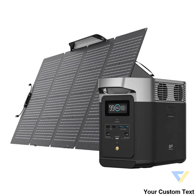 Bundle: Power station EcoFlow Delta 2 + portable solar panel 220W Power stations