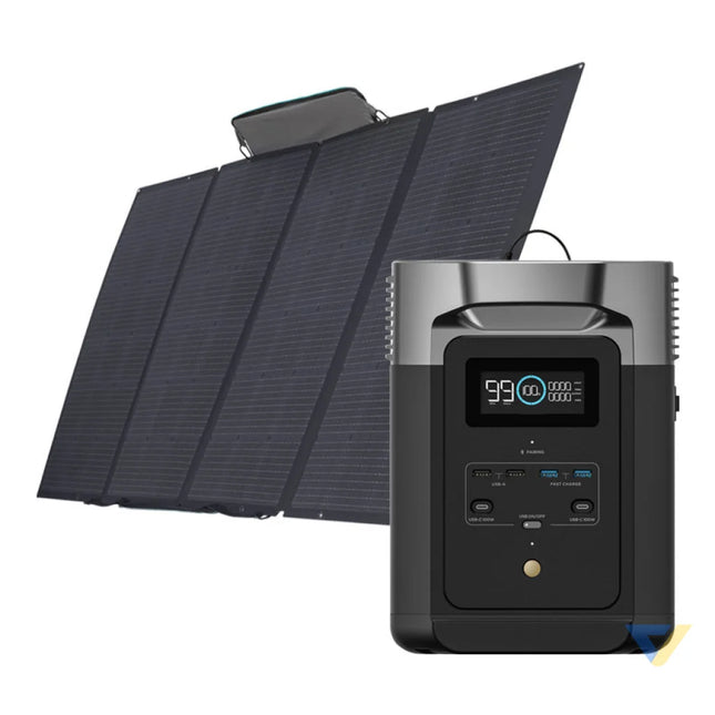 Bundle: Power station EcoFlow Delta 2 + portable solar panel 400W Power stations