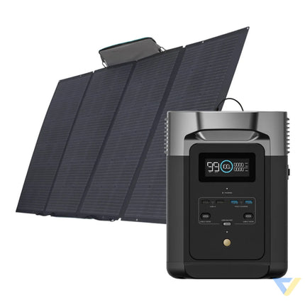 Bundle: Power station EcoFlow Delta 2 + portable solar panel 400W Power stations