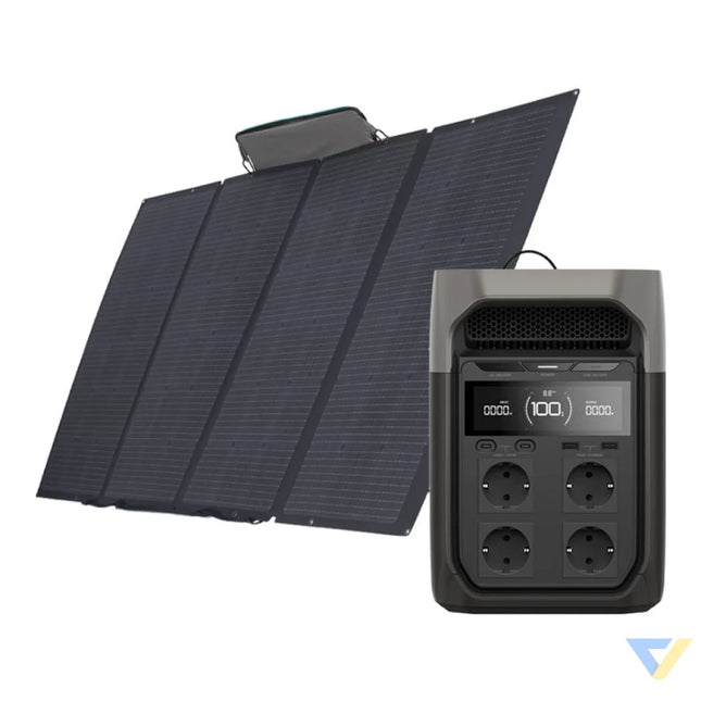Bundle: Power station EcoFlow Delta 3 + portable solar panel 400W Power stations