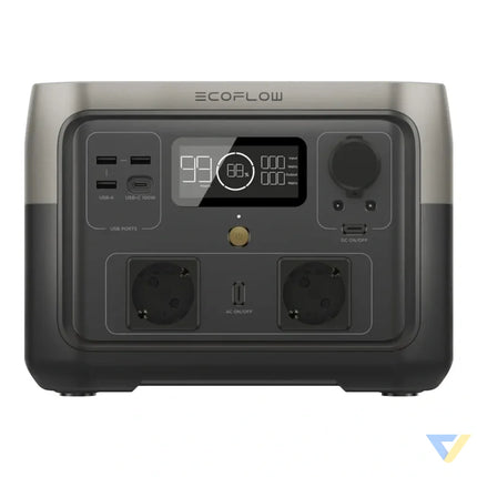 Bundle: Power station EcoFlow River 2 Max + portable solar panel 160W Power stations