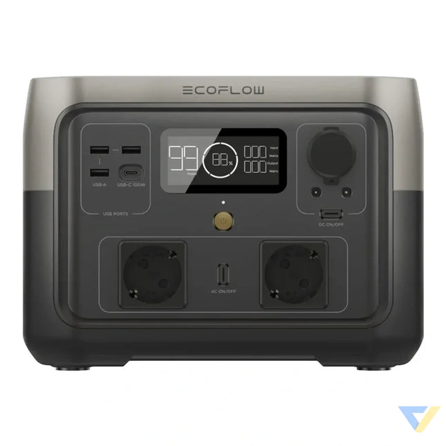 Bundle: Power station EcoFlow River 2 Max + portable solar panel 160W Power stations