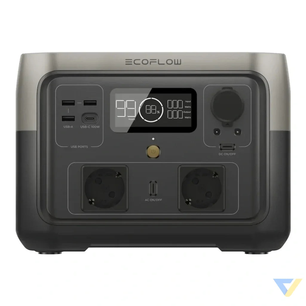 Bundle: Power station EcoFlow River 2 Max + portable solar panel 160W Power stations