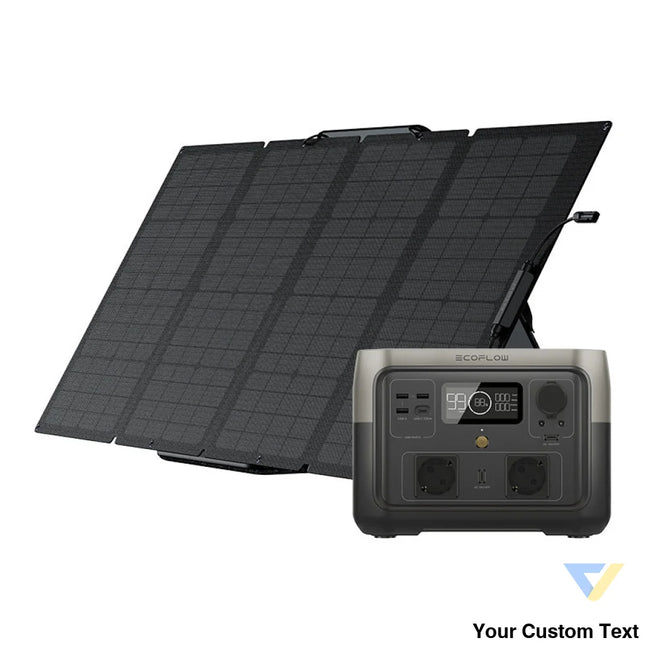 Bundle: Power station EcoFlow River 2 Max + portable solar panel 160W Power stations