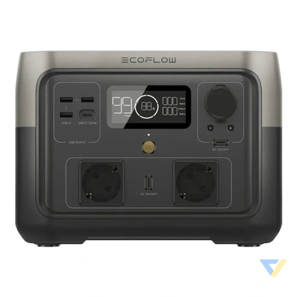 Bundle: Power station EcoFlow River 2 Max + portable solar panel 160W Power stations