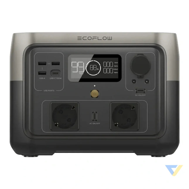 Bundle: Power station EcoFlow River 2 Max + portable solar panel 160W Power stations