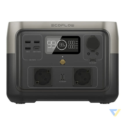 Bundle: Power station EcoFlow River 2 Max + portable solar panel 160W Power stations