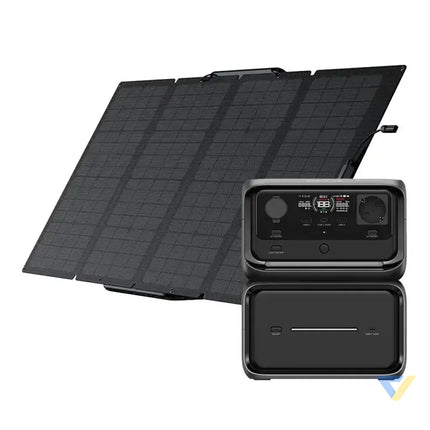 Bundle: Power station EcoFlow River 3 Max Plus + portable solar panel 160W Power stations