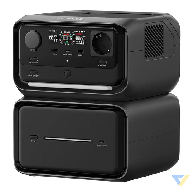 Bundle: Power station EcoFlow River 3 Max Plus + portable solar panel 220W Power stations