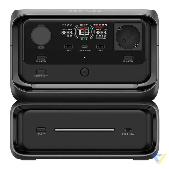 Bundle: Power station EcoFlow River 3 Max + portable solar panel 220W Power stations