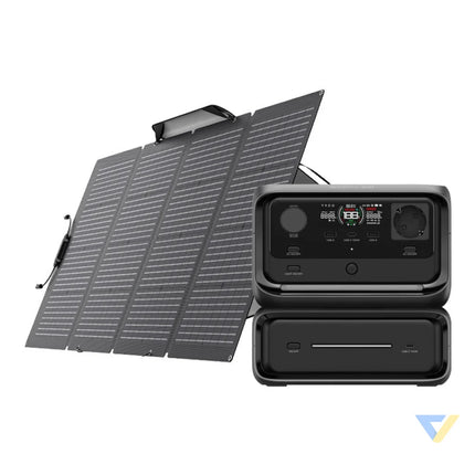 Bundle: Power station EcoFlow River 3 Max + portable solar panel 220W Power stations