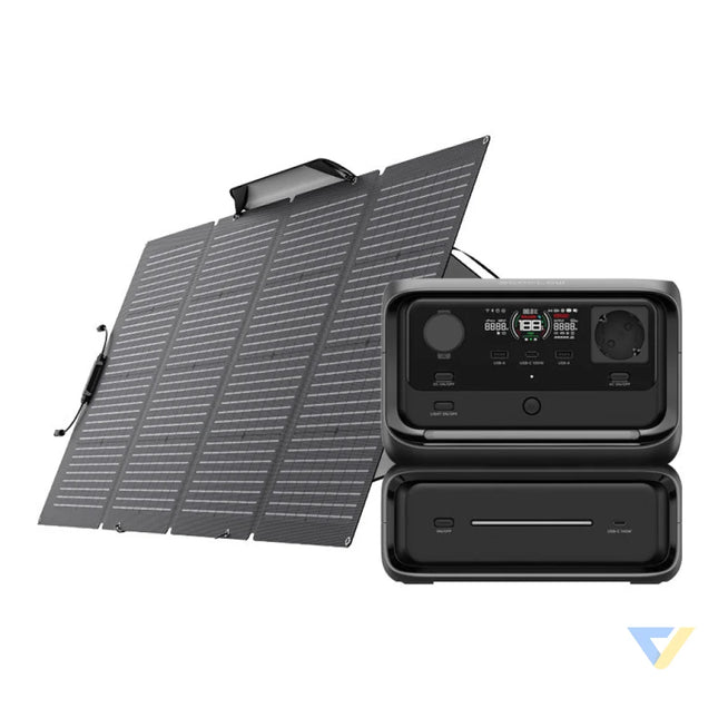 Bundle: Power station EcoFlow River 3 Max + portable solar panel 220W Power stations