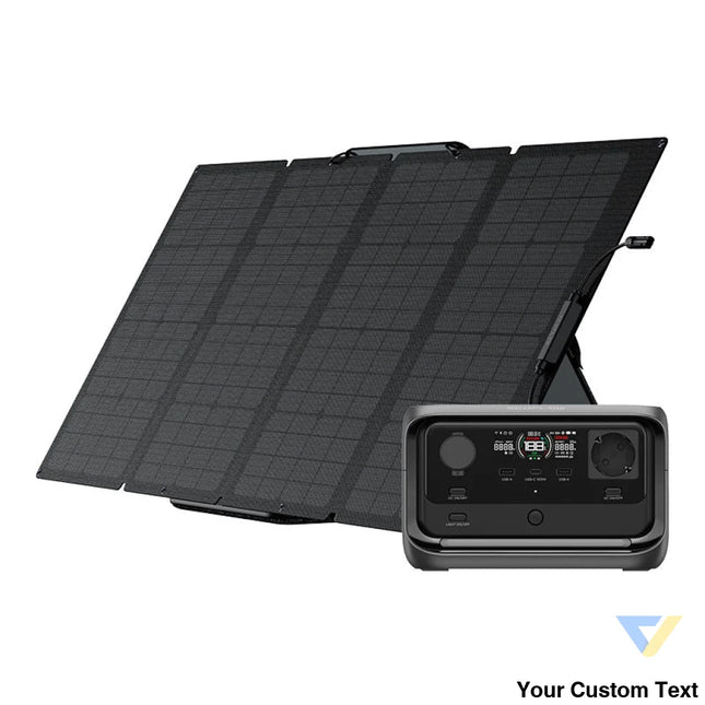 Bundle: Power station EcoFlow River 3 Plus + portable solar panel 160W Power stations
