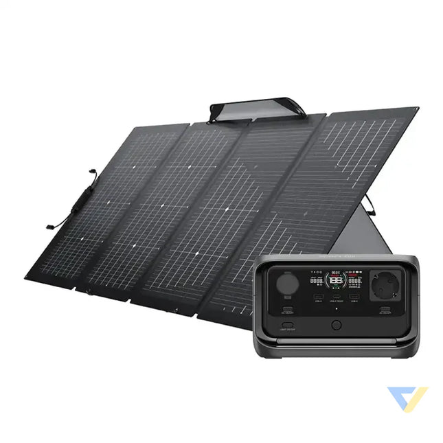 Bundle: Power station EcoFlow River 3 Plus + portable solar panel 220W Power stations