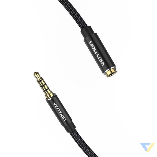 Cable Audio TRRS 3.5mm Male to 3.5mm Female Vention BHCBJ 5m Black Audio cables