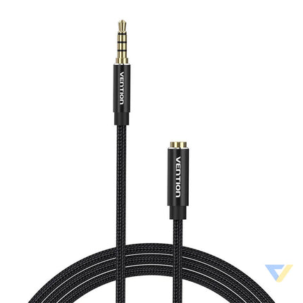 Cable Audio TRRS 3.5mm Male to 3.5mm Female Vention BHCBJ 5m Black Audio cables