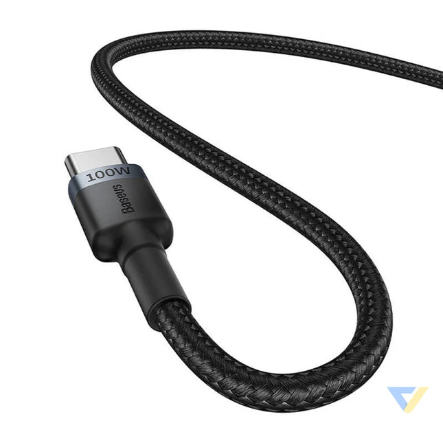 Cable Baseus Cafule USB C to USB C 100W,1m 2psc (Red Black Grey Black) USB C to USB C