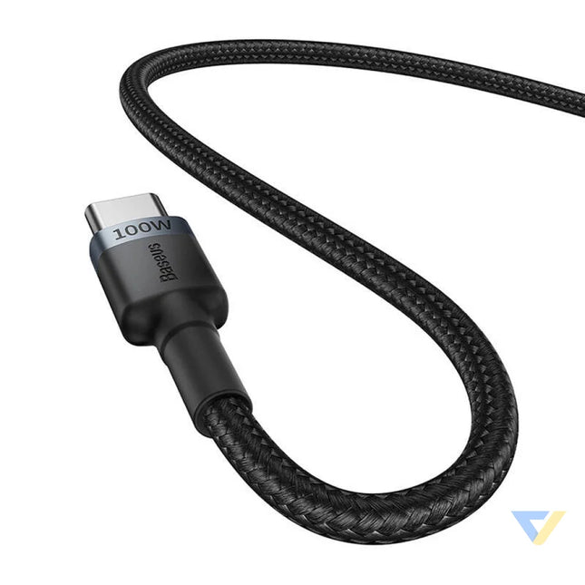 Cable Baseus Cafule USB C to USB C 100W,2m 2psc (Red Black Grey Black) USB C to USB C