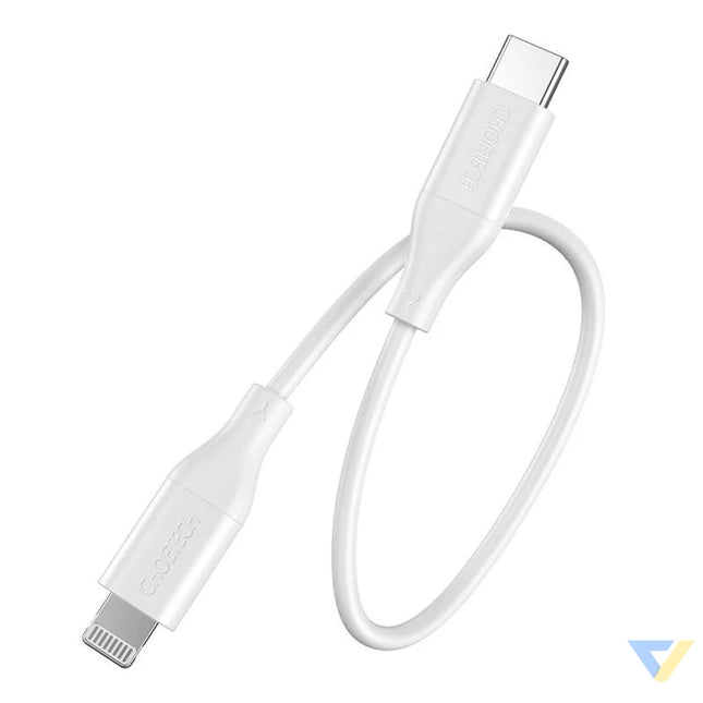 Cable Choetech IP0040 USB C to Lightning PD18/30W 1,2m (white) USB cables