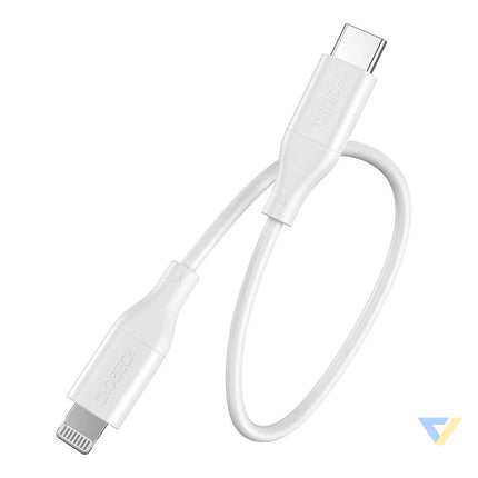Cable Choetech IP0040 USB C to Lightning PD18/30W 1,2m (white) USB cables