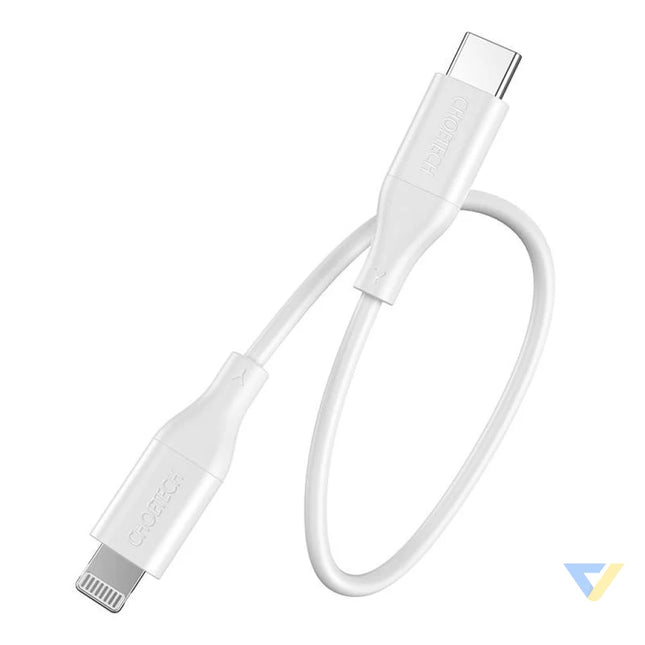 Cable Choetech IP0040 USB C to Lightning PD18/30W 1,2m (white) USB cables