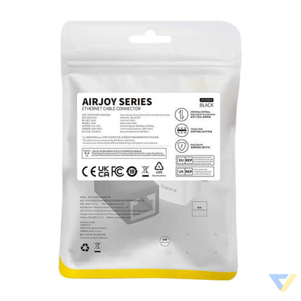 Cable Connector Baseus 2 pcs AirJoy Series (black) Adapters connectors and converters