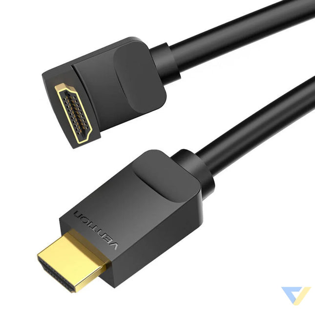 Cable HDMI 2.0 Vention AARBH 2m Angled 90° 4K 60Hz (black) Video cables