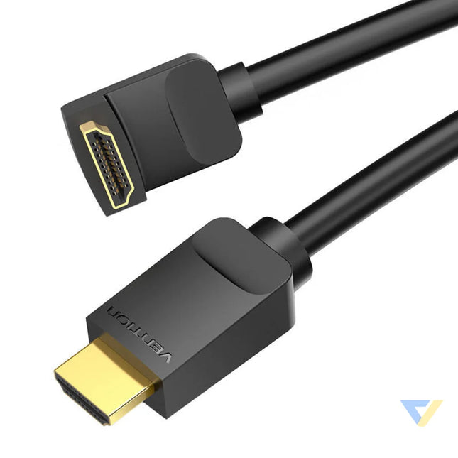 Cable HDMI 2.0 Vention AARBH 2m Angled 90° 4K 60Hz (black) Video cables