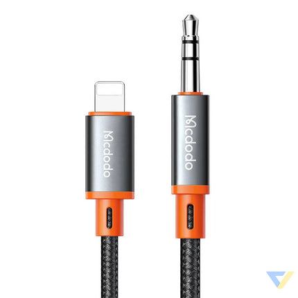 Cable Mcdodo CA 0890 Lightning to 3.5mm AUX mini jack 1.8m (black) Audio cables