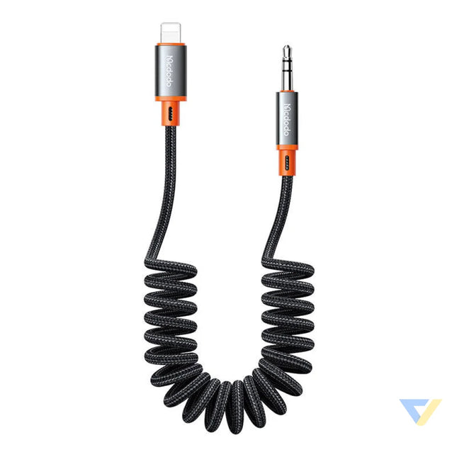 Cable Mcdodo CA 0890 Lightning to 3.5mm AUX mini jack 1.8m (black) Audio cables