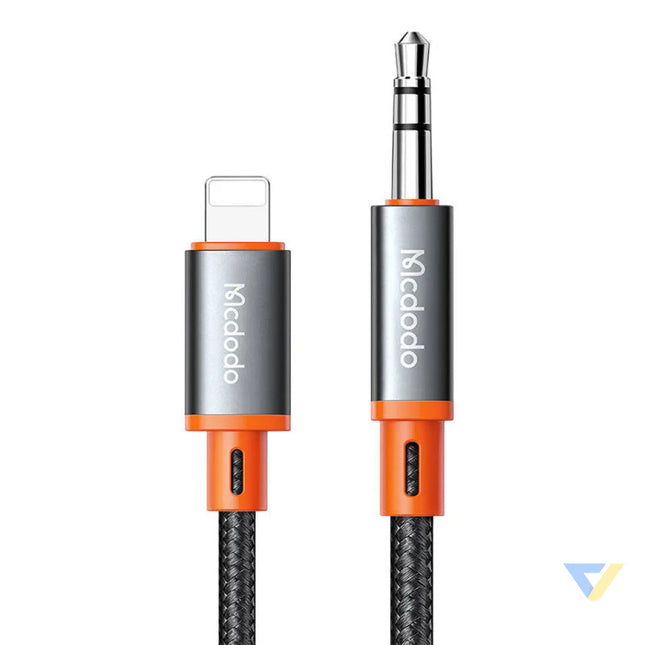 Cable Mcdodo CA 0890 Lightning to 3.5mm AUX mini jack 1.8m (black) Audio cables
