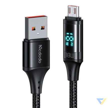 Cable Mcdodo CA 1070 USB to Micro USB 3A 1.2m (black) USB to Micro USB