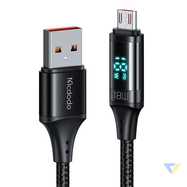 Cable Mcdodo CA 1070 USB to Micro USB 3A 1.2m (black) USB to Micro USB