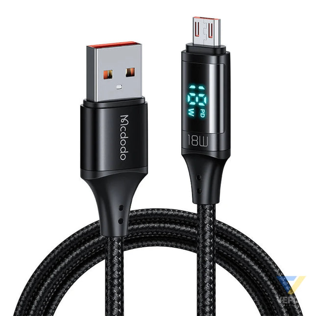 Cable Mcdodo CA 1070 USB to Micro USB 3A 1.2m (black) USB to Micro USB