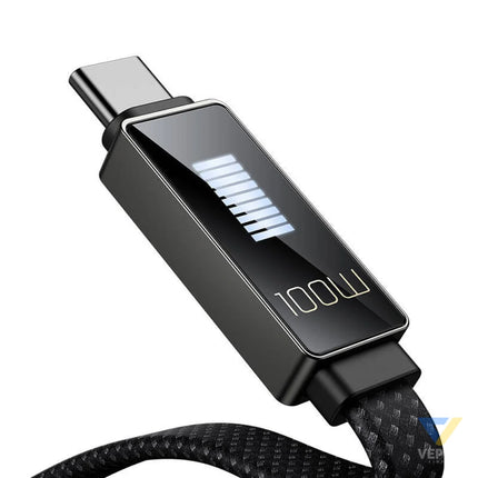 Cable Mcdodo CA 4980 USB to USB C with display 1.2m (black) USB to USB C