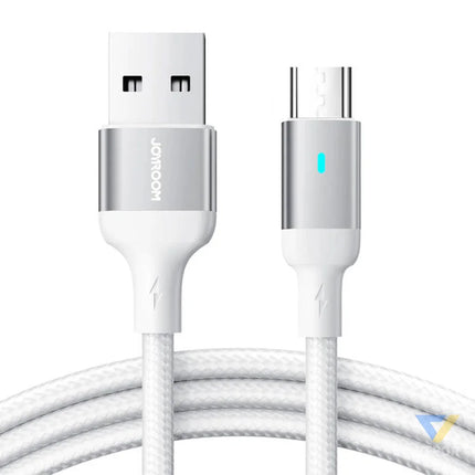 Cable to Micro USB A / 2.4A / 2m Joyroom S UM018A10 (white) Combo Cables