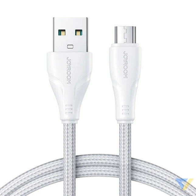 Cable to Micro USB A / Surpass / 2m Joyroom S UM018A11 (white) Combo Cables