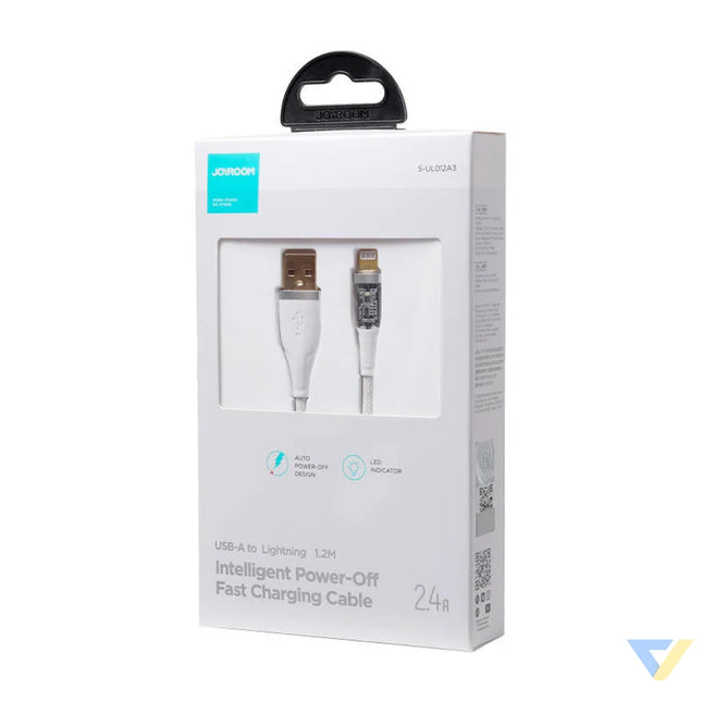 Cable to USB A / Lightning / 2.4A / 1.2m Joyroom S UL012A3 (white) Combo Cables