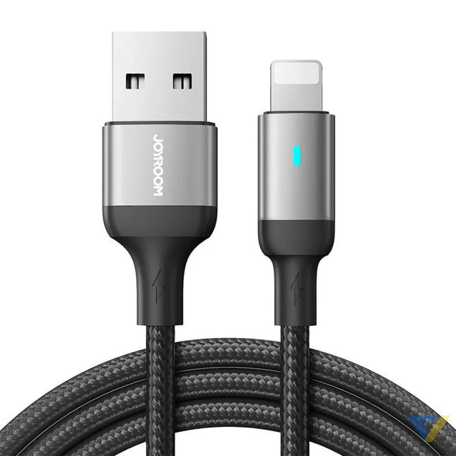 Cable to USB A / Lightning / 2.4A / 2m Joyroom S UL012A10 (black) Combo Cables