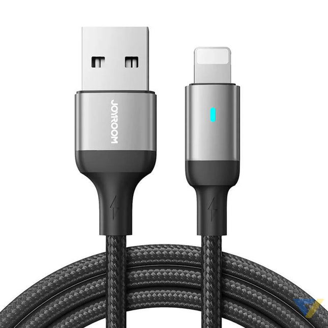 Cable to USB A / Lightning / 2.4A / 3m Joyroom S UL012A10 (black) Combo Cables