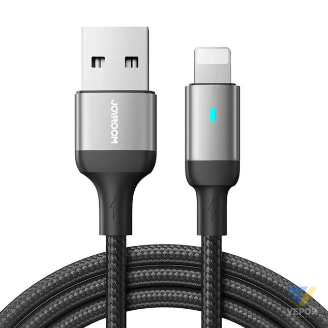 Cable to USB A / Lightning / 2.4A / 3m Joyroom S UL012A10 (black) Combo Cables