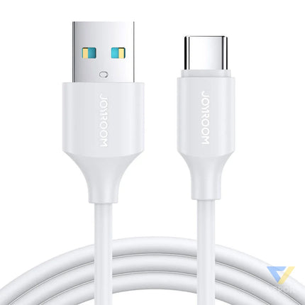 Cable to USB A / Type C / 3A / 1m Joyroom S UC027A9 (white) Combo Cables