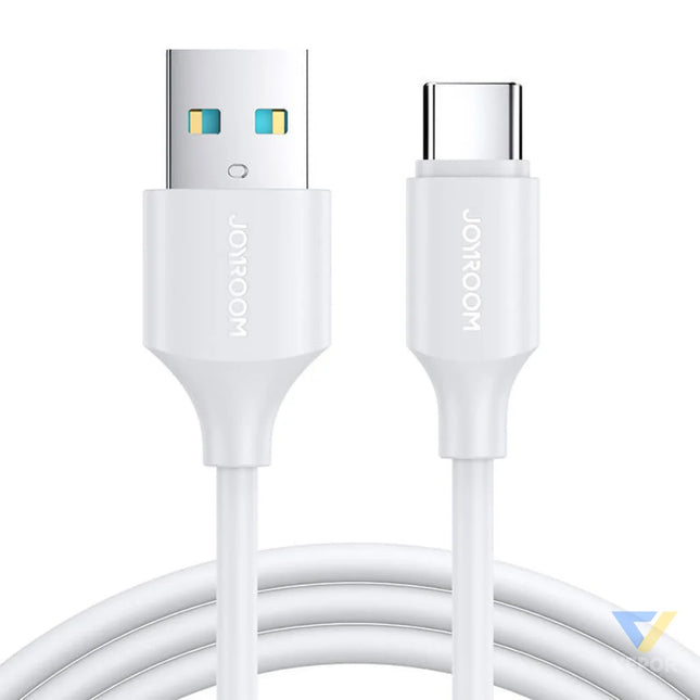 Cable to USB A / Type C / 3A / 1m Joyroom S UC027A9 (white) Combo Cables