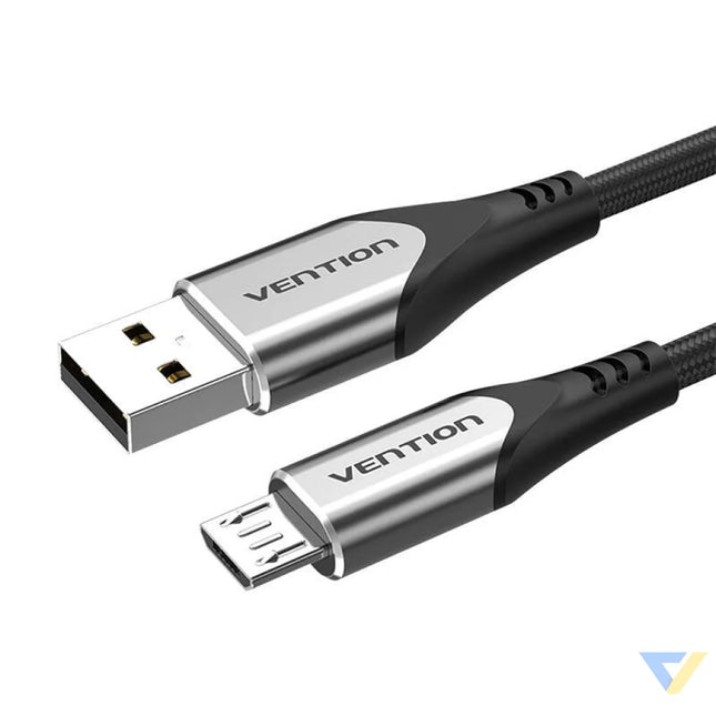 Cable USB 2.0 A to Micro USB Vention COAHD 3A 0,5m gray USB to Micro USB