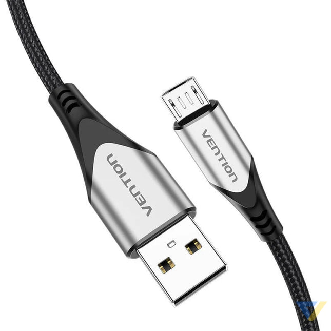Cable USB 2.0 A to Micro USB Vention COAHD 3A 0,5m gray USB to Micro USB