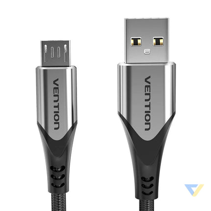 Cable USB 2.0 A to Micro USB Vention COAHD 3A 0,5m gray USB to Micro USB
